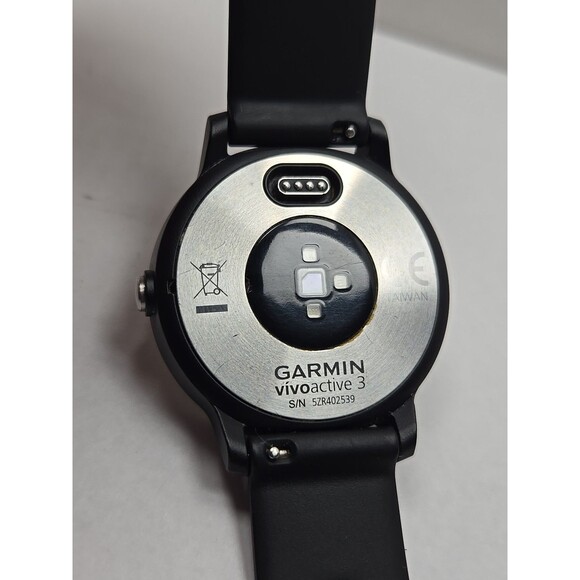Garmin Smartwatch with Black Band and Silver Bezel - Picture 11 of 11